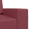 vidaXL Canap&eacute;-Lit 200cm Bordeaux tissu
