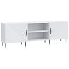 vidaXL Meuble TV Blanc 150 x 31 x 50 cm Bois d'ing&eacute;nierie