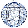 vidaXL Lumi&egrave;re de finial de No&euml;l 300 LED Bleu Diam&egrave;tre 30 x 32 cm