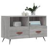 vidaXL Meuble TV Sonoma gris 80x36x50 cm Bois d'ingénierie