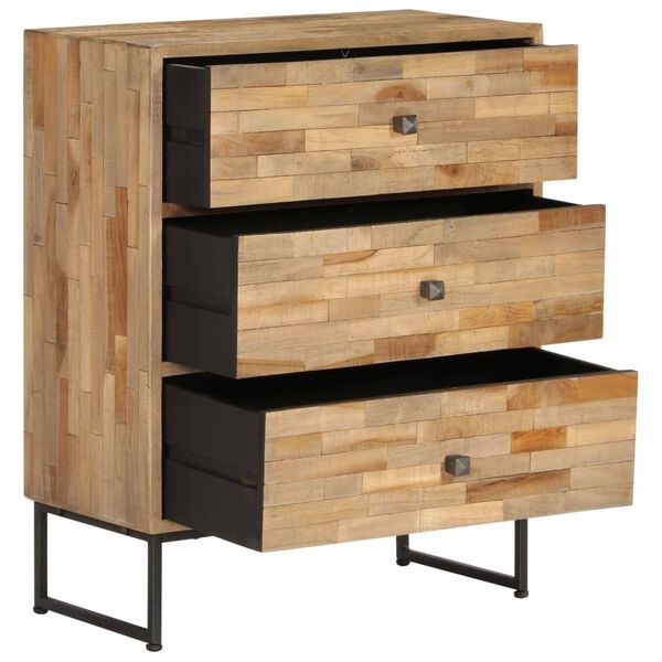 vidaXL Buffet Bois de teck recyclé 60x30x75 cm