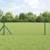 vidaXL Cl&ocirc;ture Euro Vert 0.8 x 25 m Fer rev&ecirc;tu de PVC