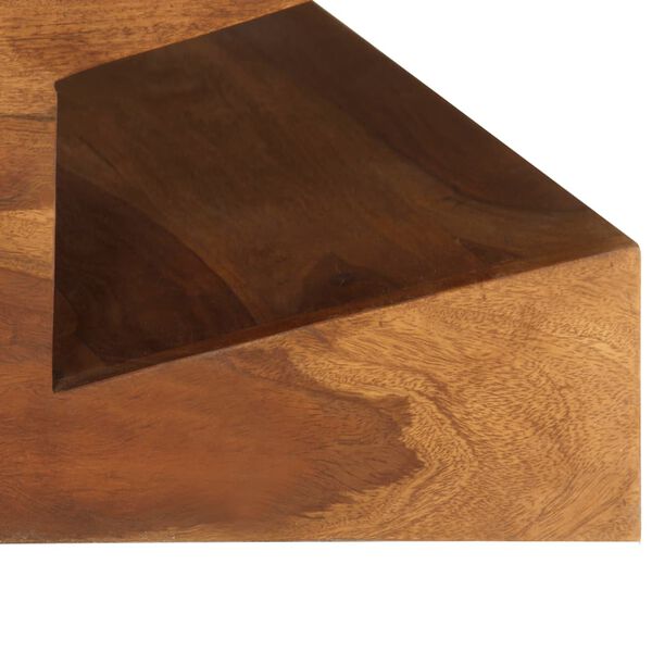 vidaXL Table basse Bois massif 90x60x30 cm