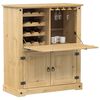 vidaXL Armoire à vin Corona 97x45x114 cm bois de pin massif