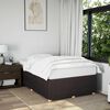 vidaXL Cadre de lit sans matelas marron fonc&eacute; 120x200 cm tissu
