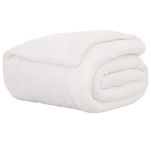 vidaXL plaid Blanc 240 x 270 cm 3.17 kg Polaire