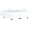 vidaXL Table basse Blanc brillant 100x100x35 cm