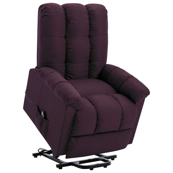 vidaXL Fauteuil Violet Tissu