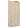 vidaXL Rideau de porte anti-insectes multicolore 100 x 200 cm Bambou