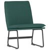 vidaXL Chaise longue Vert fonc&eacute; 52x75x76 cm Tissu