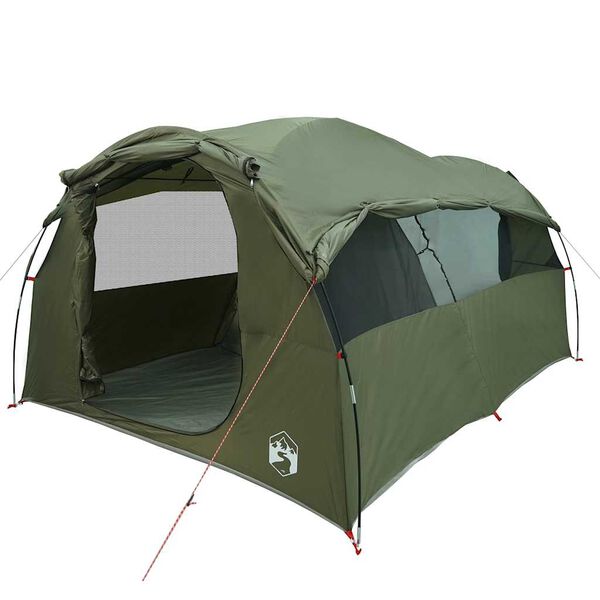 vidaXL Tente familiale tunnel 6 personnes vert olive imperméable