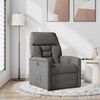 vidaXL Fauteuil inclinable gris fonc&eacute; tissu microfibre