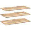 vidaXL &Eacute;tag&egrave;res flottantes 3 pcs 60x40x2 cm acacia massif non trait&eacute;