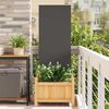 vidaXL &Eacute;cran de confidentialit&eacute; de jardin Fretwork Noir 50 x 140 cm