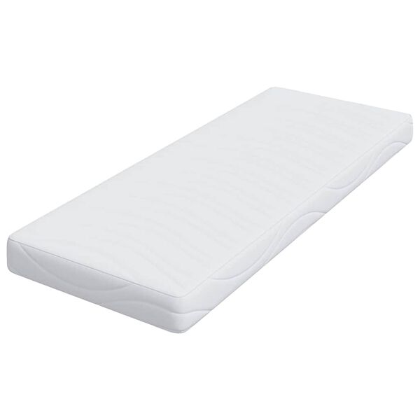 vidaXL Matelas Blanc 70 x 200 cm Tissu jacquard