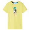 T-shirt pour enfants jaune 104
