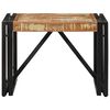 vidaXL Table basse multicolore 50x50x35 cm bois de r&eacute;cup&eacute;ration massif