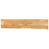 vidaXL Dessus de table &agrave; bord vivant 160x30x3,8cm bois massif manguier