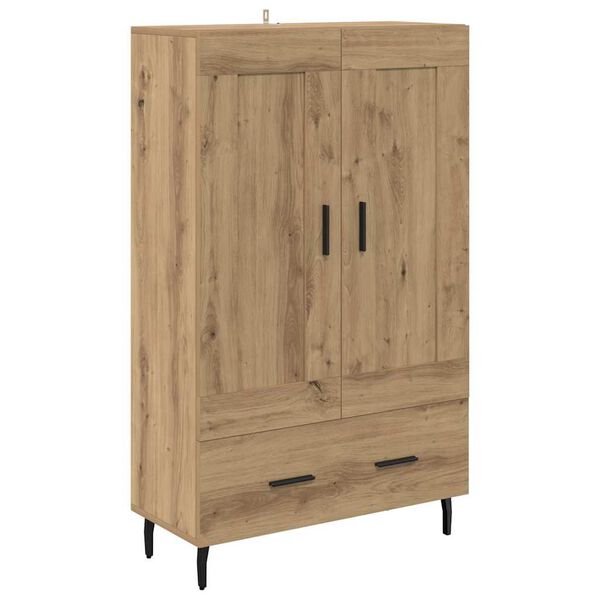 vidaXL Haut Armoire avec tiroir Chêne artisanal 69,5 x 31 x 115 cm