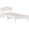 vidaXL Cadre de lit sans matelas blanc 90x200 cm bois de pin massif