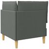 vidaXL Pouf de rangement Gris fonc&eacute;
