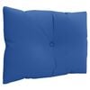 vidaXL Coussins de palette lot de 3 bleu royal tissu