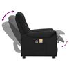 vidaXL Fauteuil électrique de massage Noir Similicuir
