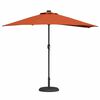 vidaXL Parasol de jardin Terre cuite 294 x 150 x 224 cm
