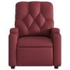 vidaXL Fauteuil de massage inclinable Rouge bordeaux Similicuir