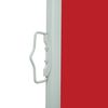 vidaXL Auvent lat&eacute;ral r&eacute;tractable de patio 100x500 cm Rouge