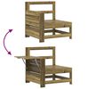 vidaXL Salon de jardin 8 pcs bois de pin impr&eacute;gn&eacute;