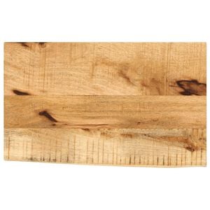 vidaXL Dessus de table 40x20x2,5 cm bord vif bois massif manguier brut