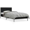 vidaXL Cadre de lit sans matelas noir 90x200 cm