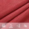 vidaXL Voile d'ombrage 160 g/m&sup2; Rouge 4/5x3 m PEHD