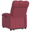vidaXL Fauteuil inclinable rouge bordeaux tissu