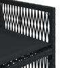 vidaXL Ensemble &agrave; manger de jardin 9pcs coussins noir r&eacute;sine tress&eacute;e