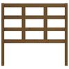 vidaXL T&ecirc;te de lit Marron miel 105,5x4x100 cm Bois massif de pin