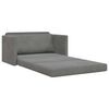 vidaXL Canap&eacute;-Lit 110cm Gris fonc&eacute; Velours