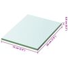 vidaXL Panneaux d'&eacute;tag&egrave;re 2 pcs Verre Transparent 20 x 15 cm