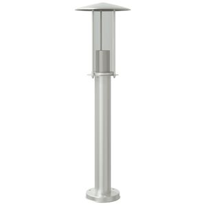 vidaXL Lampadaire d'ext&eacute;rieur argent&eacute; 60 cm acier inoxydable
