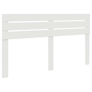 vidaXL T&ecirc;te de lit Blanc 200 cm Bois d'ing&eacute;nierie