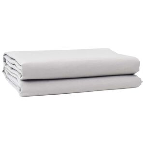 vidaXL Toile de rechange pour auvent Gris clair 1000 x 160 cm