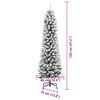 vidaXL Sapin de No&euml;l artificiel Blanc 120 cm PVC, m&eacute;tal et plastique