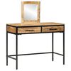 vidaXL Table de Toilette avec tiroir Marron 100 x 40 x 120 cm