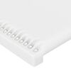 vidaXL Cadre de lit sans matelas blanc 100x200 cm similicuir