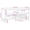 vidaXL Unites TV avec tiroir Noyer 105 x 33 x 46 cm Bois d'ing&eacute;nierie
