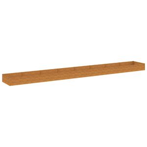 vidaXL Lit sur&eacute;lev&eacute; de jardin 770 x 100 x 36 cm acier corten