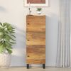 vidaXL Buffet avec 3 portes 40x33x110 cm bois massif manguier et fer