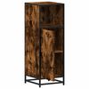 vidaXL Armoire de bain chêne fumé 35x37,5x100cm bois d'ingénierie