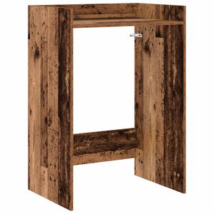 vidaXL Armoire pour machine &agrave; laver Bois ancien 67,5 x 48 x 97 cm
